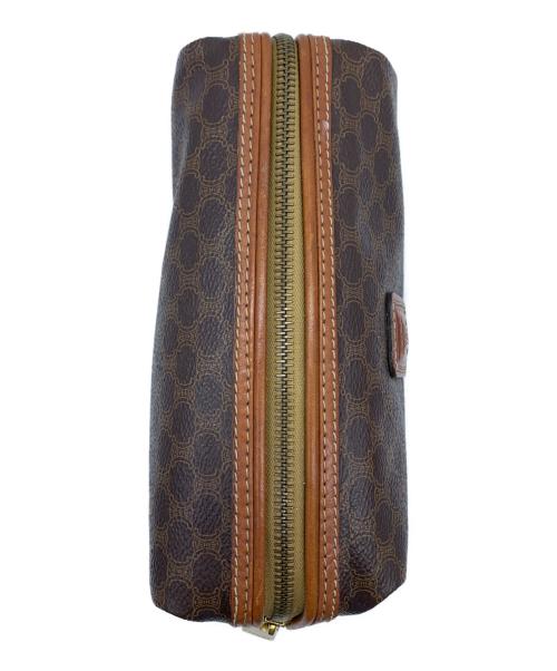 CELINE（セリーヌ）CELINE (セリーヌ) ポーチ　マカダム ブラウンの古着・服飾アイテム