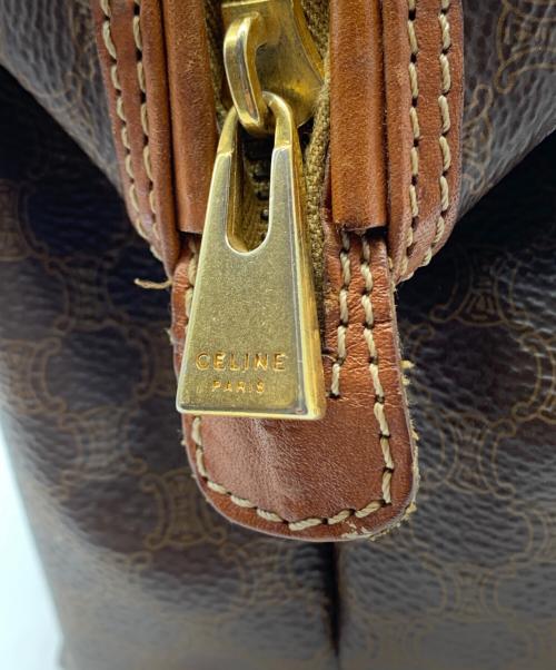CELINE（セリーヌ）CELINE (セリーヌ) ポーチ　マカダム ブラウンの古着・服飾アイテム