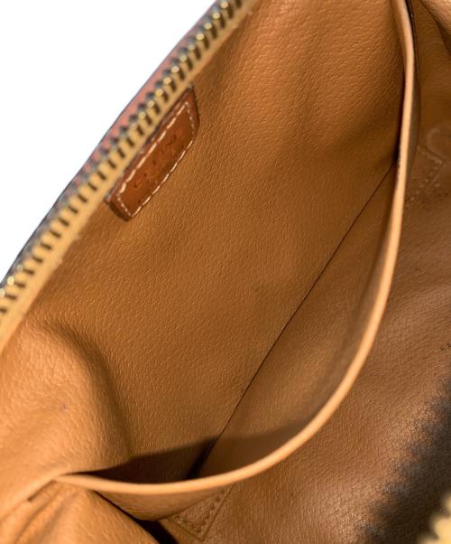 CELINE（セリーヌ）CELINE (セリーヌ) ポーチ　マカダム ブラウンの古着・服飾アイテム