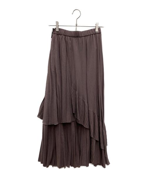 Bouchon（ブション）Bouchon (ブション) スカート ブラウン サイズ:38 未使用品の古着・服飾アイテム