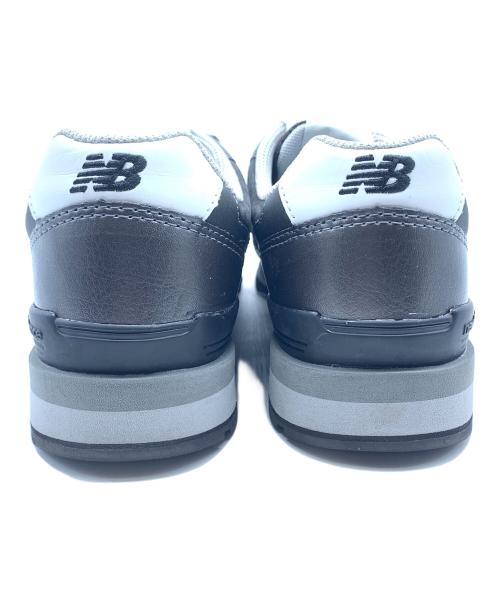 NEW BALANCE（ニューバランス）NEW BALANCE (ニューバランス) ローカットスニーカー ブラック×グレー サイズ:25の古着・服飾アイテム