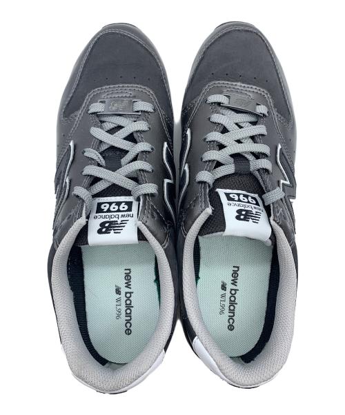NEW BALANCE（ニューバランス）NEW BALANCE (ニューバランス) ローカットスニーカー ブラック×グレー サイズ:25の古着・服飾アイテム