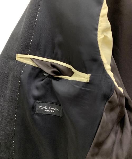 ERMENEGILDO ZEGNA（エルメネジルド・ゼニア）ERMENEGILDO ZEGNA (エルメネジルド・ゼニア) PAUL SMITH (ポールスミス) テーラードジャケット ブラック サイズ:Lの古着・服飾アイテム