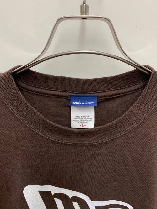 Microdsgn（マイクロデザイン）Microdsgn (マイクロデザイン) 半袖カットソー ブラウン サイズ:Lの古着・服飾アイテム