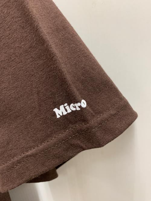 Microdsgn（マイクロデザイン）Microdsgn (マイクロデザイン) 半袖カットソー ブラウン サイズ:Lの古着・服飾アイテム
