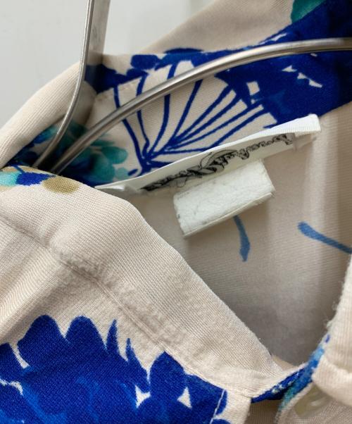 TORI RICHARD（トリリチャード）tori richard (トリリチャード) アロハシャツ ベージュ×ブルー サイズ:FREEの古着・服飾アイテム