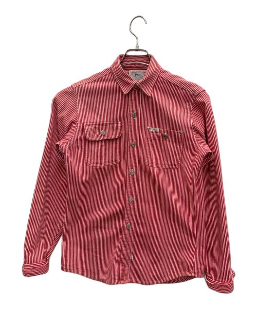 POLO RALPH LAUREN（ポロ・ラルフローレン）POLO RALPH LAUREN (ポロ・ラルフローレン) 長袖シャツ ホワイト×レッド サイズ:16の古着・服飾アイテム