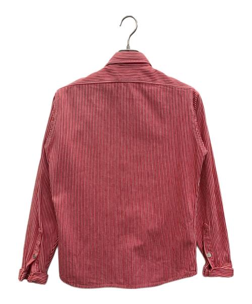 POLO RALPH LAUREN（ポロ・ラルフローレン）POLO RALPH LAUREN (ポロ・ラルフローレン) 長袖シャツ ホワイト×レッド サイズ:16の古着・服飾アイテム