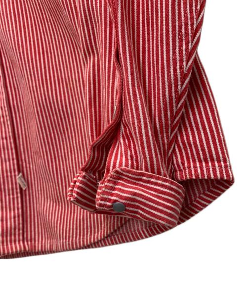 POLO RALPH LAUREN（ポロ・ラルフローレン）POLO RALPH LAUREN (ポロ・ラルフローレン) 長袖シャツ ホワイト×レッド サイズ:16の古着・服飾アイテム