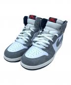 NIKEナイキ）の古着「ハイカットスニーカー」｜グレー×ホワイト