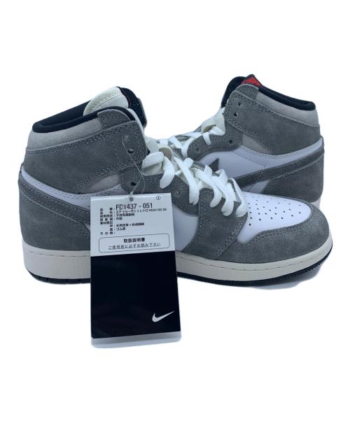 NIKE（ナイキ）NIKE (ナイキ) ハイカットスニーカー グレー×ホワイト サイズ:24 未使用品の古着・服飾アイテム