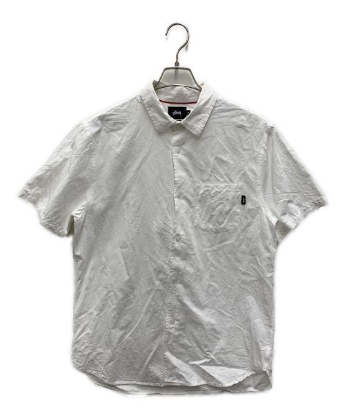 stussy（ステューシー）stussy (ステューシー) 半袖シャツ ホワイト サイズ:Mの古着・服飾アイテム