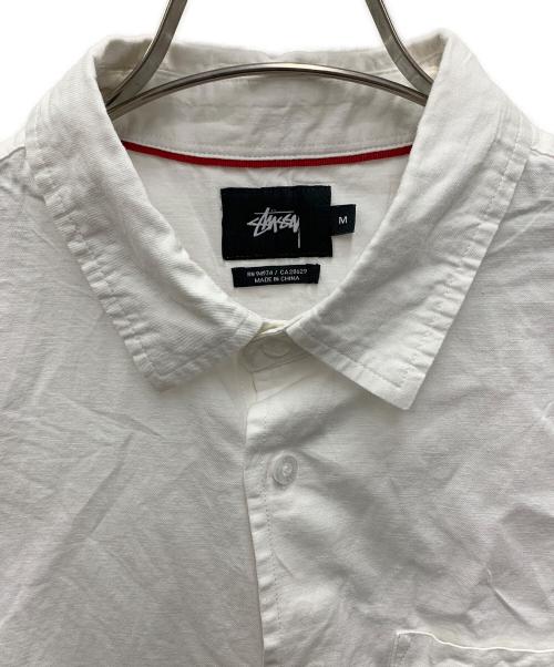 stussy（ステューシー）stussy (ステューシー) 半袖シャツ ホワイト サイズ:Mの古着・服飾アイテム