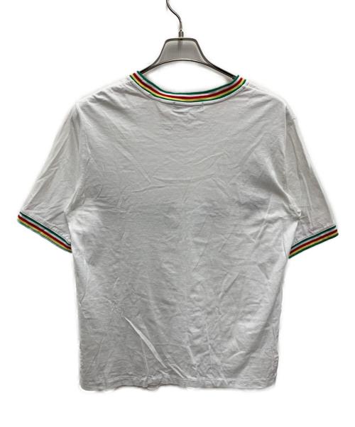 JohnUNDERCOVER（ジョンアンダーカバー）JohnUNDERCOVER (ジョンアンダーカバー) 半袖カットソー ホワイト サイズ:3の古着・服飾アイテム