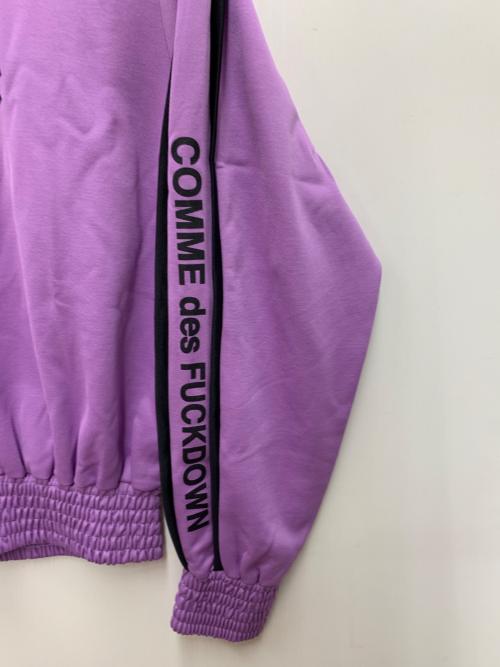 COMME des FUCKDOWN（コムデファックダウン）COMME des FUCKDOWN (コムデファックダウン) プルオーバーパーカー パープル サイズ:S 未使用品の古着・服飾アイテム