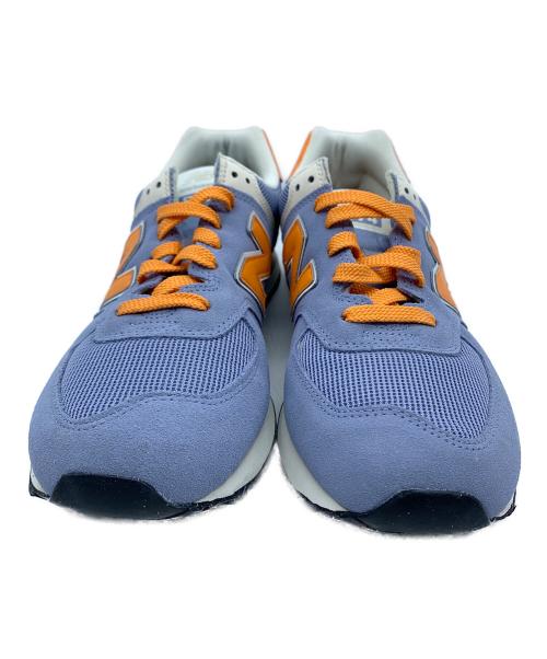 NEW BALANCE（ニューバランス）NEW BALANCE (ニューバランス) スニーカー ブルー×オレンジ サイズ:28の古着・服飾アイテム