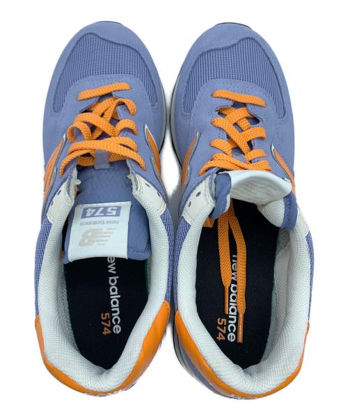 NEW BALANCE（ニューバランス）NEW BALANCE (ニューバランス) スニーカー ブルー×オレンジ サイズ:28の古着・服飾アイテム