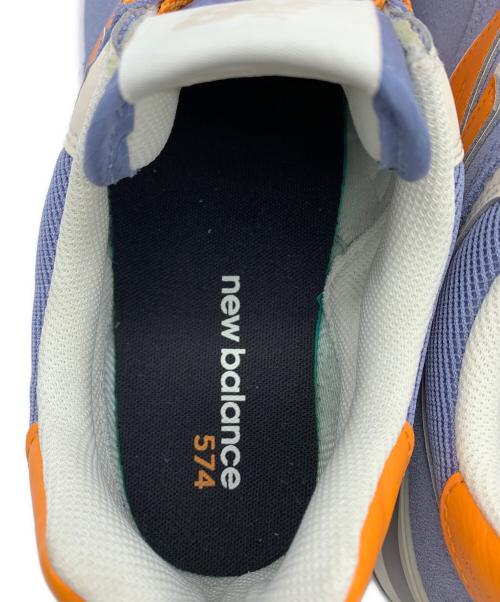 NEW BALANCE（ニューバランス）NEW BALANCE (ニューバランス) スニーカー ブルー×オレンジ サイズ:28の古着・服飾アイテム