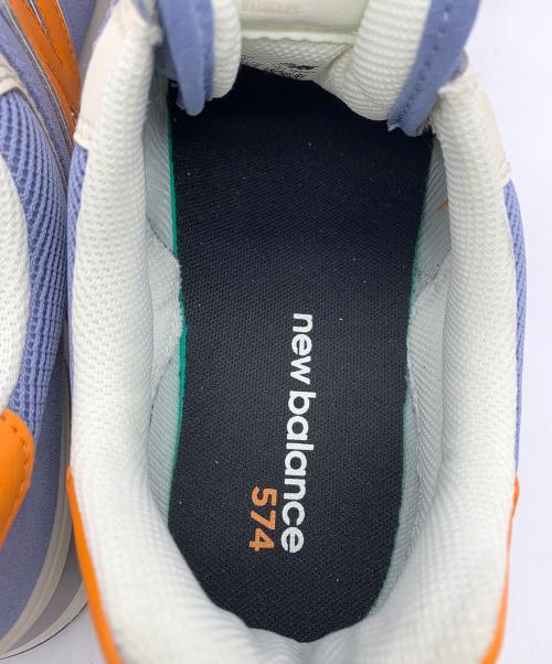 NEW BALANCE（ニューバランス）NEW BALANCE (ニューバランス) スニーカー ブルー×オレンジ サイズ:28の古着・服飾アイテム