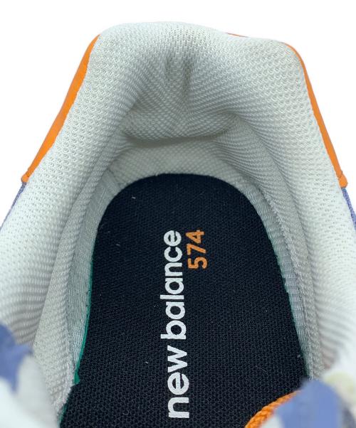 NEW BALANCE（ニューバランス）NEW BALANCE (ニューバランス) スニーカー ブルー×オレンジ サイズ:28の古着・服飾アイテム