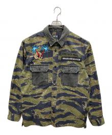 DIESEL（ディーゼル）の古着「長袖シャツ」｜オリーブ