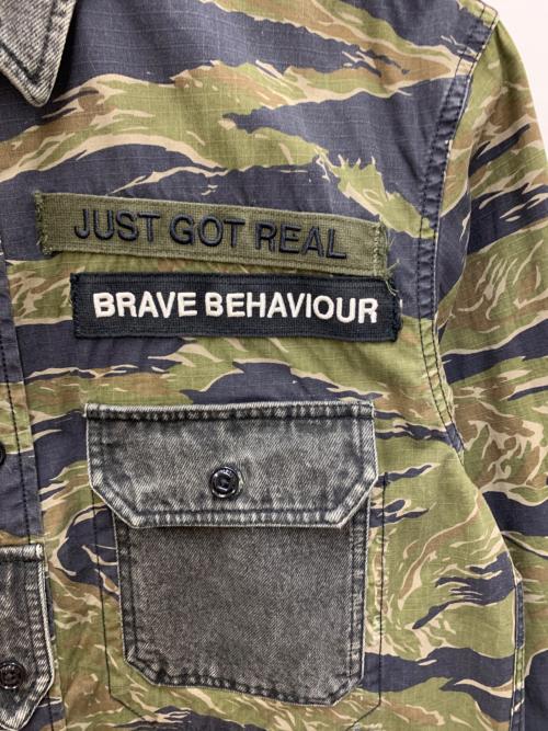 DIESEL（ディーゼル）DIESEL (ディーゼル) 長袖シャツ オリーブ サイズ:Mの古着・服飾アイテム
