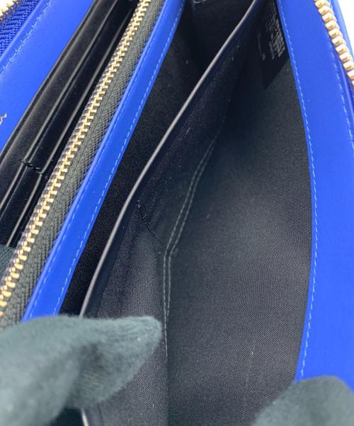 PAUL SMITH（ポールスミス）PAUL SMITH (ポールスミス) 長財布 ブルー×ホワイトの古着・服飾アイテム