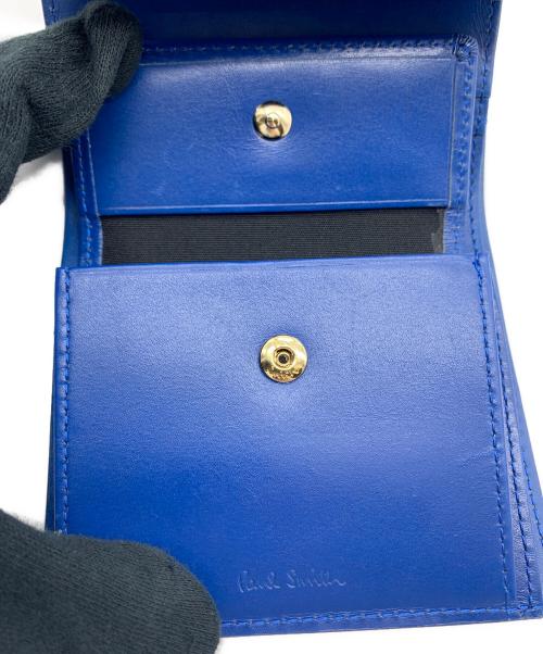 PAUL SMITH（ポールスミス）PAUL SMITH (ポールスミス) 3つ折り財布 ブルーの古着・服飾アイテム