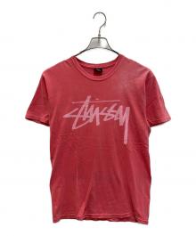 stussy（ステューシー）の古着「半袖カットソー」｜ピンク