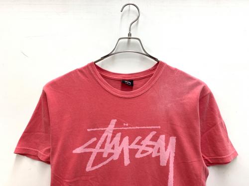 stussy（ステューシー）stussy (ステューシー) 半袖カットソー ピンク サイズ:ｍの古着・服飾アイテム