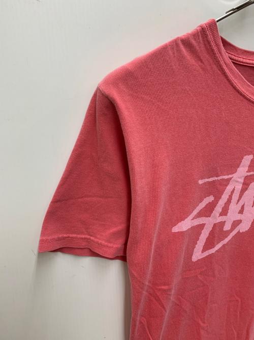 stussy（ステューシー）stussy (ステューシー) 半袖カットソー ピンク サイズ:ｍの古着・服飾アイテム