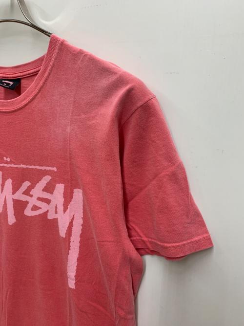 stussy（ステューシー）stussy (ステューシー) 半袖カットソー ピンク サイズ:ｍの古着・服飾アイテム