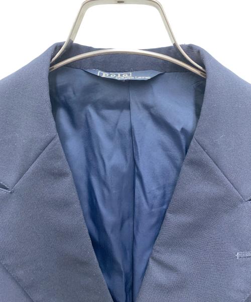 POLO RALPH LAUREN（ポロ・ラルフローレン）POLO RALPH LAUREN (ポロ・ラルフローレン) ダブルジャケット ネイビー サイズ:Lの古着・服飾アイテム