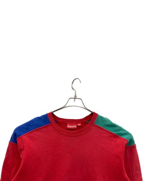 SUPREME（シュプリーム）SUPREME (シュプリーム) クルーネックスウェット レッド サイズ:Lの古着・服飾アイテム
