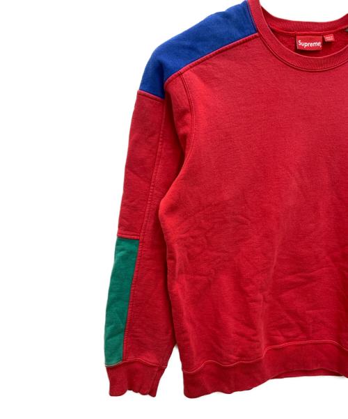 SUPREME（シュプリーム）SUPREME (シュプリーム) クルーネックスウェット レッド サイズ:Lの古着・服飾アイテム