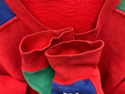 SUPREME（シュプリーム）SUPREME (シュプリーム) クルーネックスウェット レッド サイズ:Lの古着・服飾アイテム