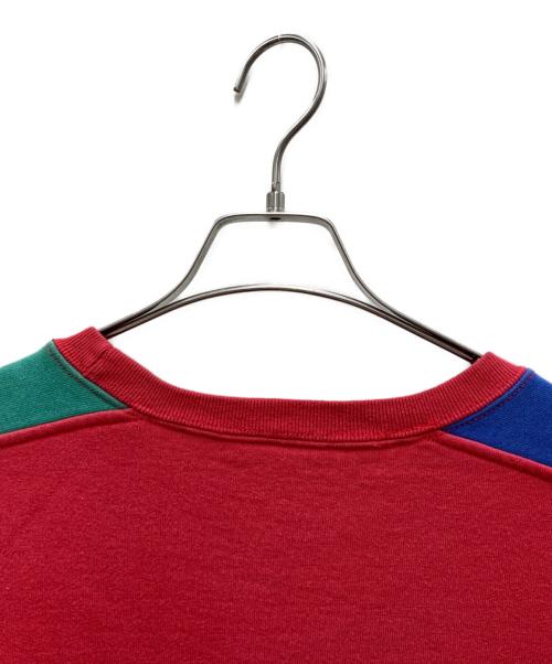 SUPREME（シュプリーム）SUPREME (シュプリーム) クルーネックスウェット レッド サイズ:Lの古着・服飾アイテム