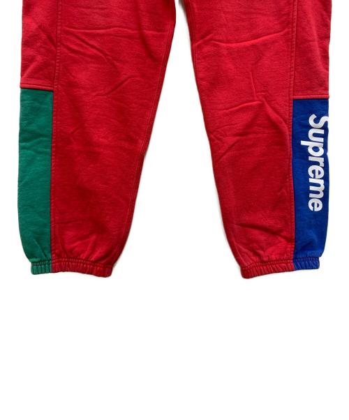 SUPREME（シュプリーム）SUPREME (シュプリーム) スウェットパンツ レッド サイズ:Mの古着・服飾アイテム