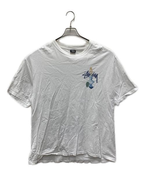 stussy（ステューシー）stussy (ステューシー) Tシャツ ホワイト サイズ:XLの古着・服飾アイテム