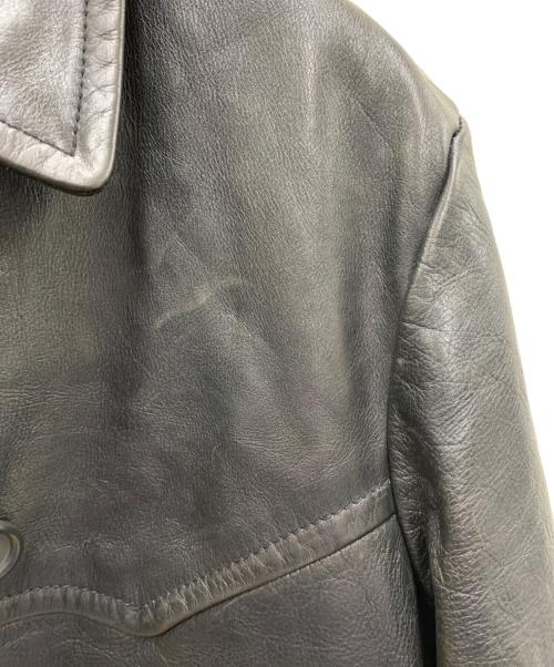 BANANA REPUBLIC（バナナリパブリック）BANANA REPUBLIC (バナナリパブリック) レザーコート ブラック サイズ:XLの古着・服飾アイテム