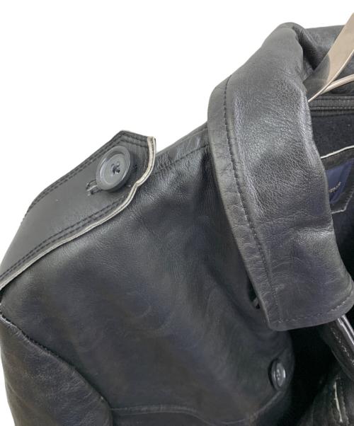 BANANA REPUBLIC（バナナリパブリック）BANANA REPUBLIC (バナナリパブリック) レザーコート ブラック サイズ:XLの古着・服飾アイテム