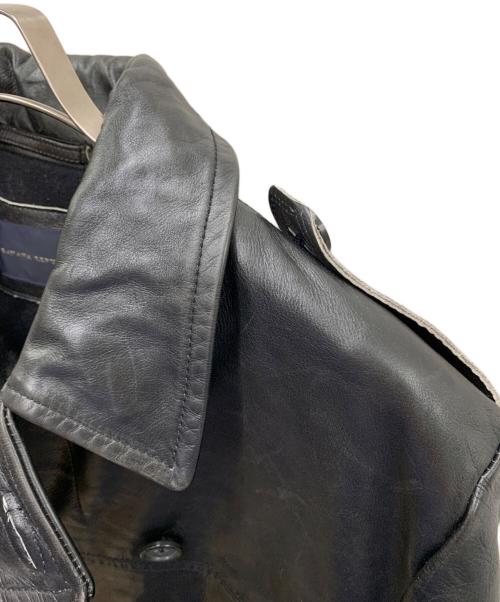 BANANA REPUBLIC（バナナリパブリック）BANANA REPUBLIC (バナナリパブリック) レザーコート ブラック サイズ:XLの古着・服飾アイテム