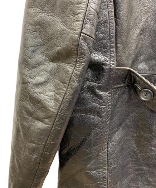 BANANA REPUBLIC（バナナリパブリック）BANANA REPUBLIC (バナナリパブリック) レザーコート ブラック サイズ:XLの古着・服飾アイテム
