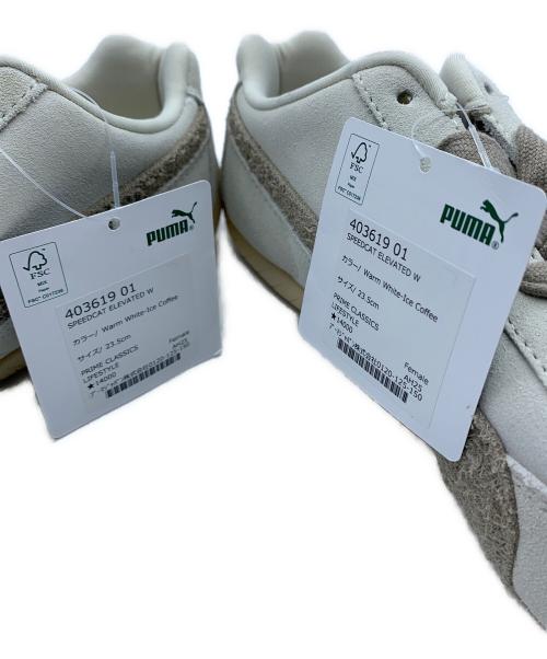 PUMA（プーマ）PUMA (プーマ) SPEEDCAT ELEVATED ベージュ サイズ:23.5 未使用品の古着・服飾アイテム