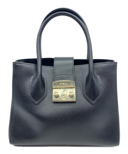 FURLA（フルラ）FURLA (フルラ) 2WAYバッグ ブラックの古着・服飾アイテム