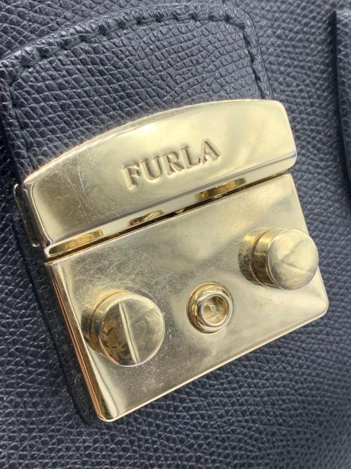 FURLA（フルラ）FURLA (フルラ) 2WAYバッグ ブラックの古着・服飾アイテム