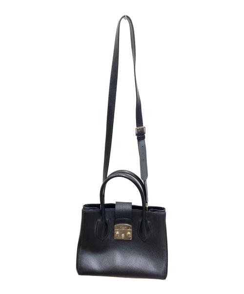 FURLA（フルラ）FURLA (フルラ) 2WAYバッグ ブラックの古着・服飾アイテム