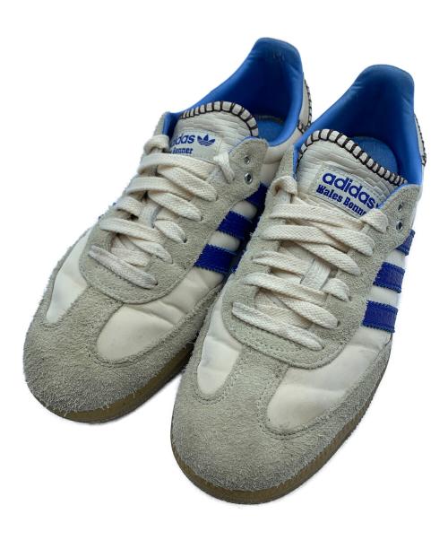 adidas（アディダス）adidas (アディダス) ローカットスニーカー アイボリー×ブルー サイズ:28.5の古着・服飾アイテム