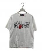 JACKROSE×ROLLING STONESジャックローズ×ローリングストーンズ）の古着「半袖カットソー」｜ホワイト