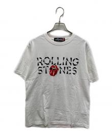 JACKROSE×ROLLING STONES（ジャックローズ×ローリングストーンズ）の古着「半袖カットソー」｜ホワイト